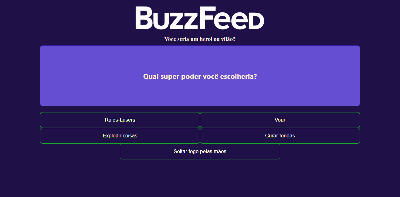 Projeto - Clone do BuzzFeed