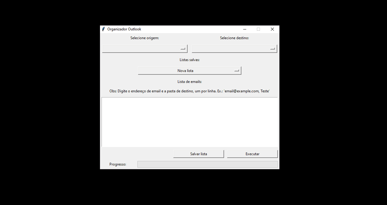 Organizador Outlook